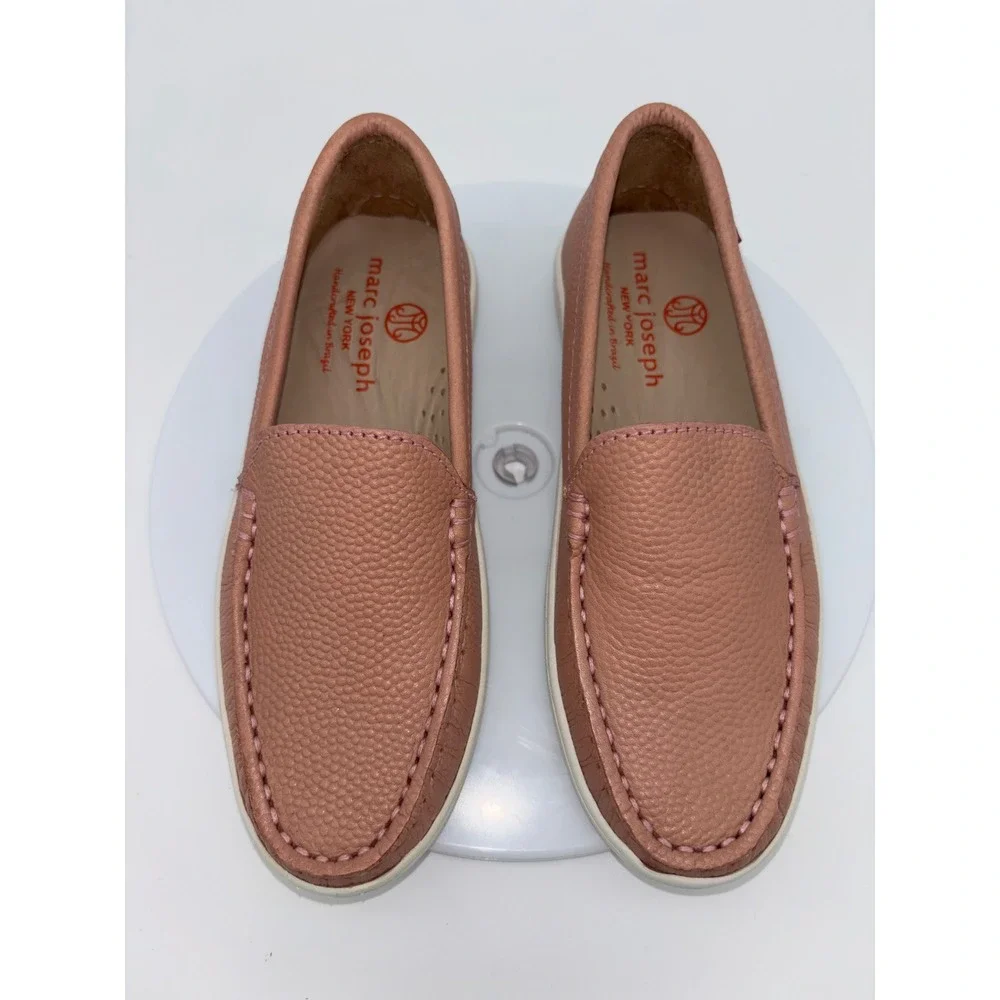 Marc Joseph New York Kids Leather Loafer Shoe Blush Pink Little‎ Girls NEW 12.5